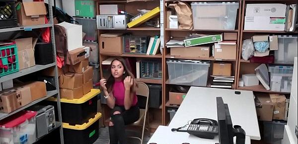 Small teenage slut nailed by office manager